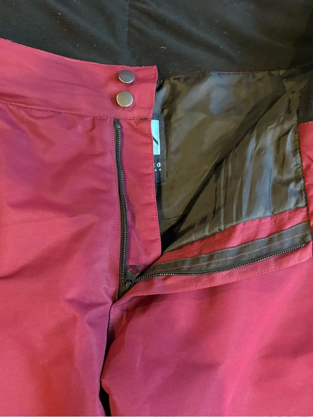 Women's ICEBURG Red Burgundy Ski Snow Snowboard Pants Size 1X EUC - Picture 7 of 11